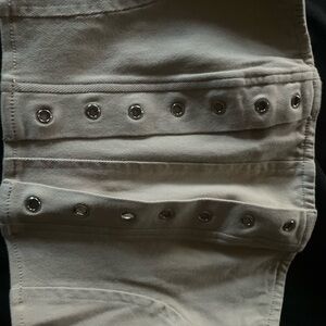 Stylish Corset with Grommet Detailing